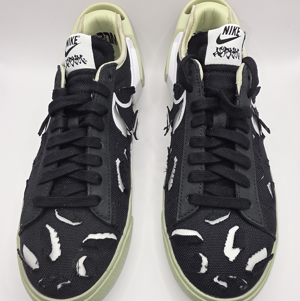Nike Women’s Blazer Low DO9373 001 Acronym - Black/Olive Aura - Size 6.5